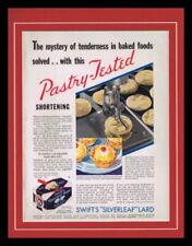 1932 Swift's Silverleaf Lard Framed 11x14 ORIGINAL Vintage Advertisement picture