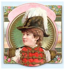 1880s Victorian Trade Card Magic Yeast Cakes Chicago Mfr EW Gillett picture