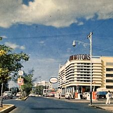 Vintage Maracaibo, Venezuela Postcard Art Deco Auto Dealership Motors Posted picture