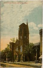 Springfield MA Sacred Heart Church Massachusetts Vintage Postcard c1910 picture