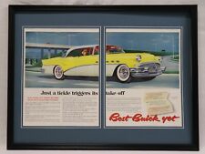 1956 Buick Framed ORIGINAL 18x24 Advertising Display picture