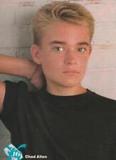 Bros Chad Allen teen magazine magazine pinup clipping 16 mag black t-shirt pic picture