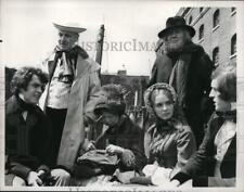1970 Press Photo Scene with cast members from the movie 