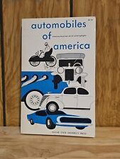 Automobiles of America (1968) / 1893-1967 / Vintage Wayne State University Press picture