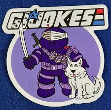 GI Joe Snake Eyes Vinyl Sticker Ninja Master picture