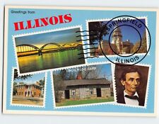 Postcard Greetings from Springfield Illinois USA North America picture