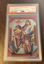Iron Man Foil 239/250 2001 Marvel Recharge Inaugral Edition PSA 9 picture