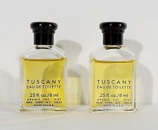2 Vintage Aramis Tuscany Mini Splash for Men .25 oz Each picture