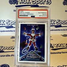 1989 National Lampoon’s Christmas Vacation Chevy Chase Auto On Card PSA Auth. picture