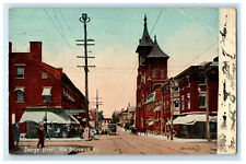 1913 George Street, New Brunswick, New Jersey NJ Posted Antique Postcard picture
