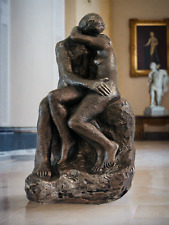 Rodin's The Kiss The Lovers Statue/Nude Figure 1961 Austin Prod picture