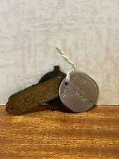 WW2 WWII USN Navy Dog Tags USNR Henry L Wheeland picture
