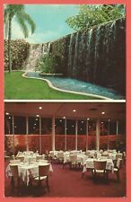 ZINN’S RESTAURANT, SARASOTA, FLORIDA – Waterfall Room - 1957 Postcard picture