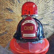 Vintage Cairns & Bro Black Firefighter Helmet Fire Department Firefighting picture