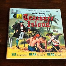 Vintage 1971 TREASURE ISLAND Disneyland Record and Book Great Graphics picture