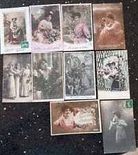 CPA FANCY LOT 10 WOMEN'S PORTRAIT CARDS picture