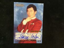 STAR TREK GEORGE TAKEI SIGNED CARD IN MINT CONDITION picture