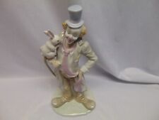 vintage HoBo Clown ceramic Statue 12