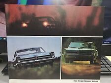 1965 PONTIAC MUSCLE CAR HUGE CATALOG Brochure 16-pgs GTO and 2+2 CONVERTIBLES  picture