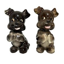 Vtg 1940s Begging Dog Puppy Figurines Ceramic Occupied Japan Wartime Souvenir 5