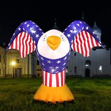 6 ft 4th of July Inflatable Decoration Patriotic American Inflatable Eagle wi... picture