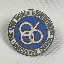 1986 The World Exposition Pin Enamel Vintage Vancouver Canada Lapel picture