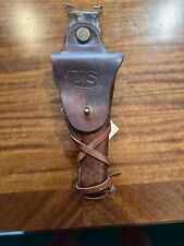 WWI M1912 Swivel Holster for M1911 Pistols Brown Leather w/Leather Hanger picture