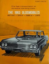 1963 Oldsmobile Fleet Facts Brochure Super 88 Dynamic Starfire Ninety-Eight picture