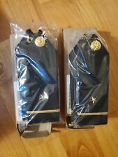 2 PAIR OF NROTC NAVY HARD SHOULDER BOARDS MEN'S ENSIGN RANK NEW picture