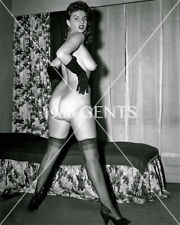 1950s Photo Print Big Breasts Brunette Jackie Miller JM17 picture