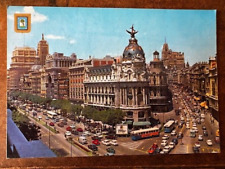 Postcard: Madrid, Spain, Calle Alcala and Gran Via picture