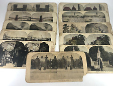 Stereo view Stereoscopes Scenes of Europe on 11 cards in Color and BLK & White picture