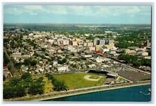 Air View Shows Bayshore Drive Tampa Bay St. Petersburg Florida FL Postcard picture