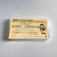 Knott’s Golden Nugget Fun Adventures Adult Vintage Ticket Calico Square picture