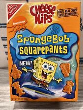 Vintage Sponge Bob Squarepants cheese Nips Nabisco  Nickelodeon EMPTY BOX 2001  picture