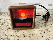 VTG 70's Spartus Lighted Sunrise / Sunset Digital Portable Alarm Clock Working  picture