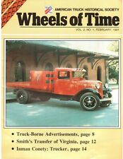 Early Truck Billboards Advertising, 1926 Moreland, February 1981 Wheels of Time picture