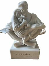 1999 Timothy P Schmalz “A Quiet Moment”Holy Family Resin Stone Sculpt.signed picture