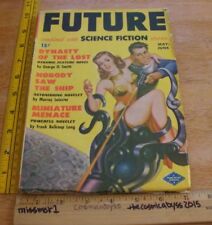 FUTURE Science Fiction May 1950 pulp magazine George O Smith Earle Bergey V1 #1 picture