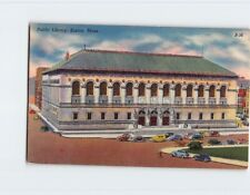 Postcard Public Library, Boston, Massachusetts picture