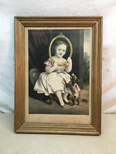 Antique  Victorian Currier and Ives The Best Likeness  in Antique Frame  picture