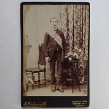 Glascow Freemason Antique Cabinet Card 1890's picture