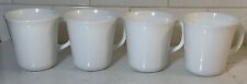 Set 4 Corning Corelle® “Winter Frost White”8oz Coffee Tea Cups/Mugs D Handle USA picture