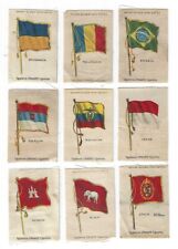 c1910's S33 Egyptienne Tobacco Silk - National Flags Series -  9 Different picture