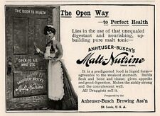 1904 d Malt Nutrine Anheuser Busch The door  Print Ad picture