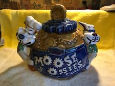 HTF Vintage Kroger Moose Ossie's Cookies Stoneware Cookie Jar FR/SHP picture