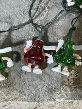 Vintage Hershey Kiss Christmas Lights, Green & Red, 20 Feet in Length picture