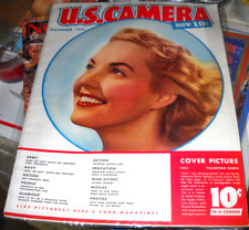 Vintage 3 LOT U.S. CAMERA MAGAZINES 1942 1946 1947 REAL NICE picture