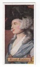 1935 Trade Card of 18th Century British Actress SARAH SIDDONS picture