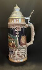 Vintage Authentic GERZ STEIN West Germany Heidelberg Pewter w/Lid 9” Tall picture